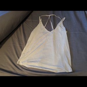 Cross back tank top